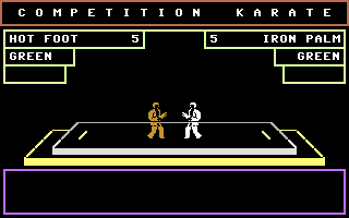 Неторопливая игра Competition Karate наконец-то оцифрована
