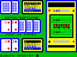 Найдено ещё три игры для ZX Spectrum — одна красочная обучалка и два покера