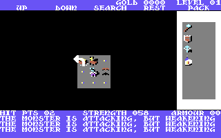 Легендарная игра Rogue для Commodore 64 приведена в божеский вид