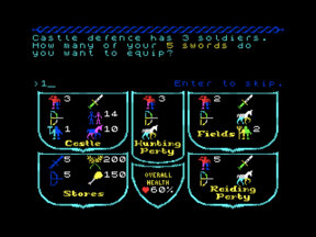 В разработке стратегия для ZX Spectrum про замок типа «мотт и бейли»