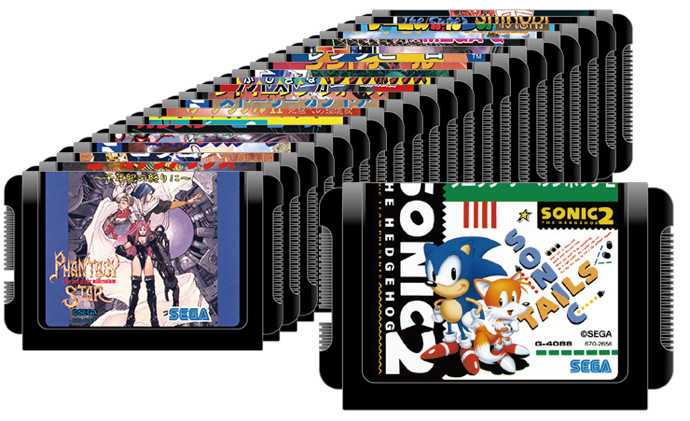 Вместе с Mega Drive Mini выйдут и 22 миниатюрных картриджа