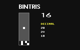 Bintris — «Тетрис» для знатоков двоичных чисел