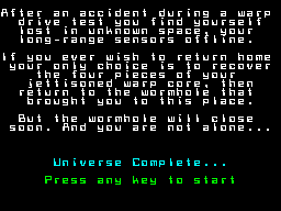 Break/Space — космическая стратегия для ZX Spectrum
