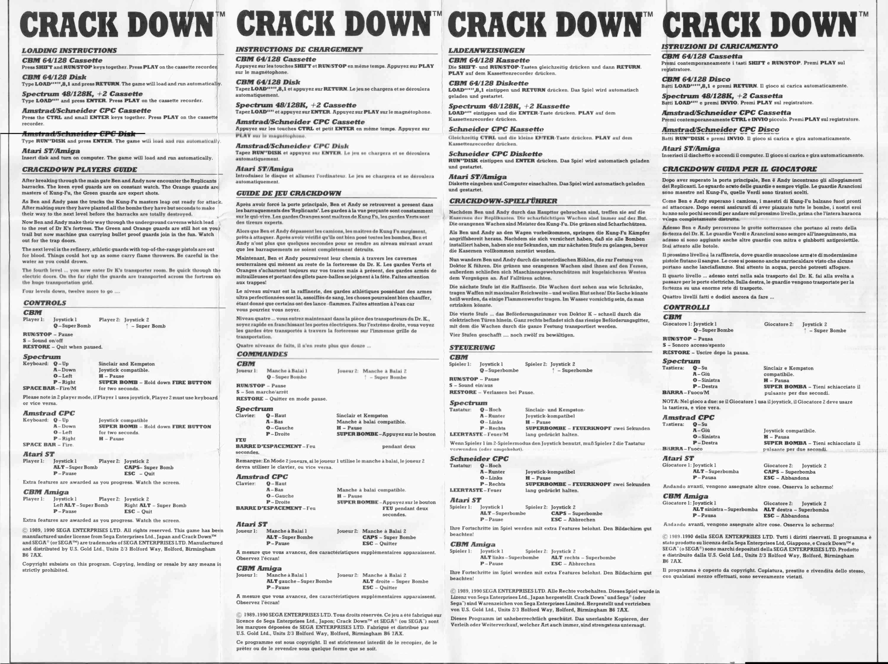 Игра Crack Down