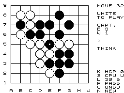 Go 9x9 — версия игры го для ZX Spectrum
