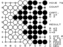 Go 9x9 — версия игры го для ZX Spectrum