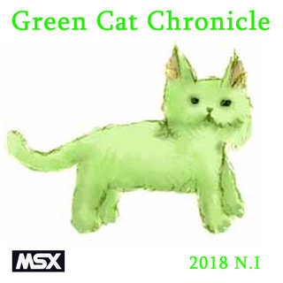 Фееричная однокнопочная кошачья аркада Green Cat Chronicle для MSX