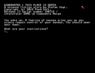 Научно-фантастический квест Hibernated 1 вышел на Amiga и Atari ST