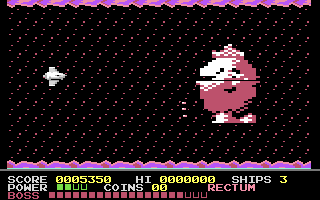 Nemeshit — скролл-шутер сомнительного содержания для ZX Spectrum, Commodore 64 и ещё 20 платформ