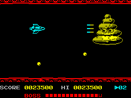 Nemeshit — скролл-шутер сомнительного содержания для ZX Spectrum, Commodore 64 и ещё 20 платформ