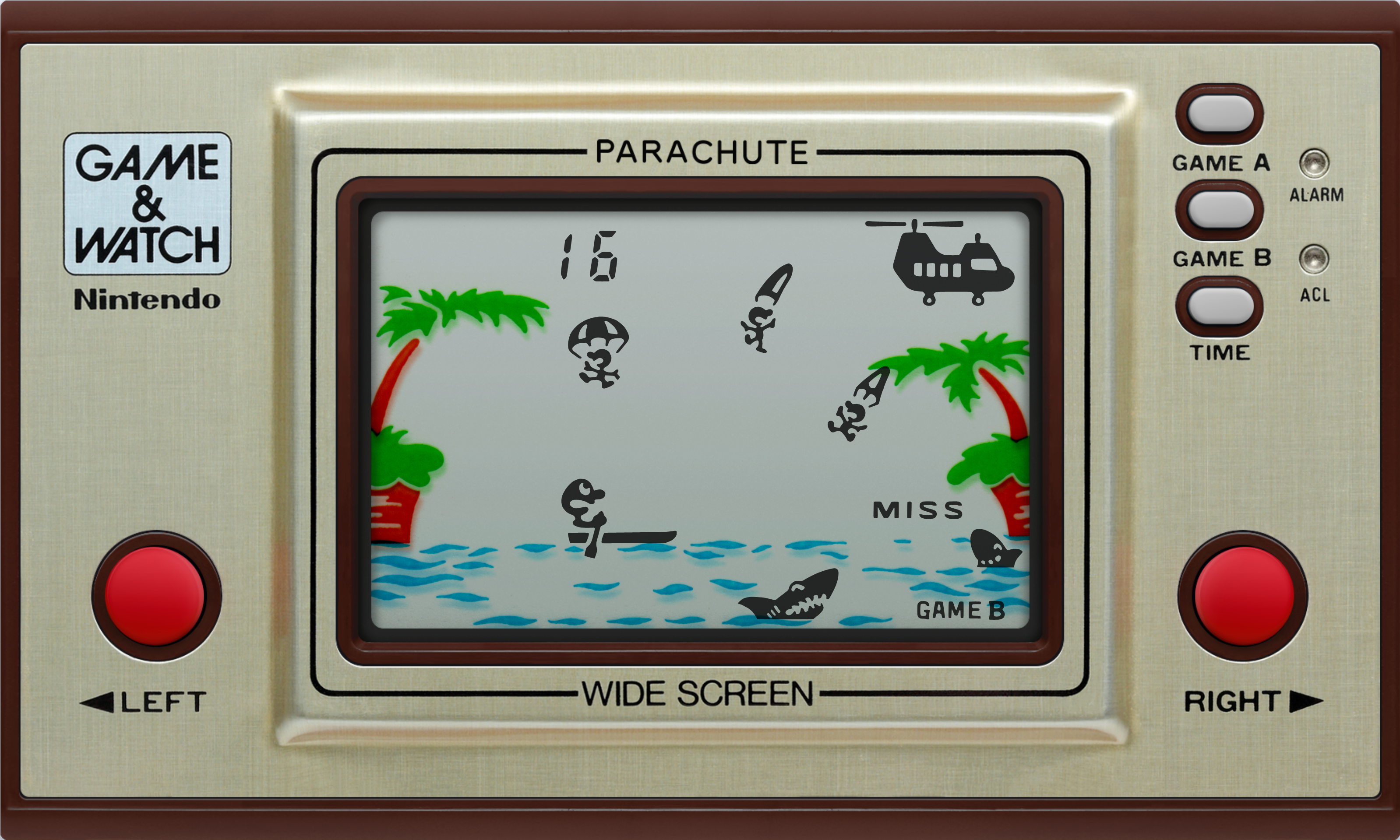 Watch a game it is. Nintendo game & watch. Game&watch Parachute. Game and watch. Игра электроника Нинтендо.