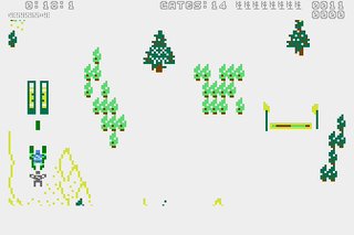 Black Bouncy Blob и Ski-It — две новые игры для Atari 8-bit