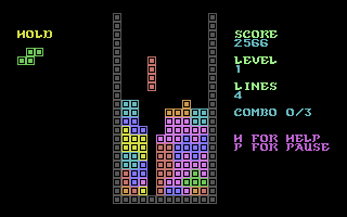 Tricky Tetris — тетрис для Commodore Plus/4, который делает гадости