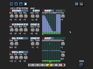 NextDAW — музыкальный редактор для ZX Spectrum Next от композитора Target: Renegade
