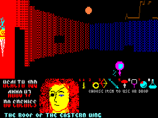 Как мог бы выглядеть 3D-шутер для ZX Spectrum