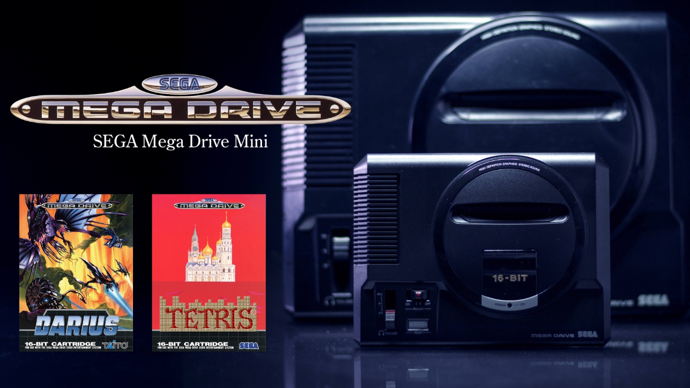 Опубликован полный список игр для Mega Drive Mini — среди них новый порт  Darius и раритетный Tetris