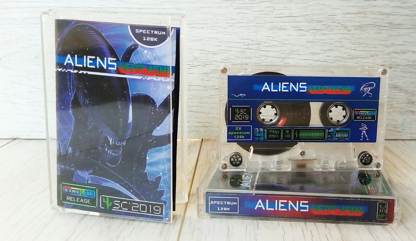 Экшен Aliens: Neoplasma можно купить на кассете для ZX Spectrum