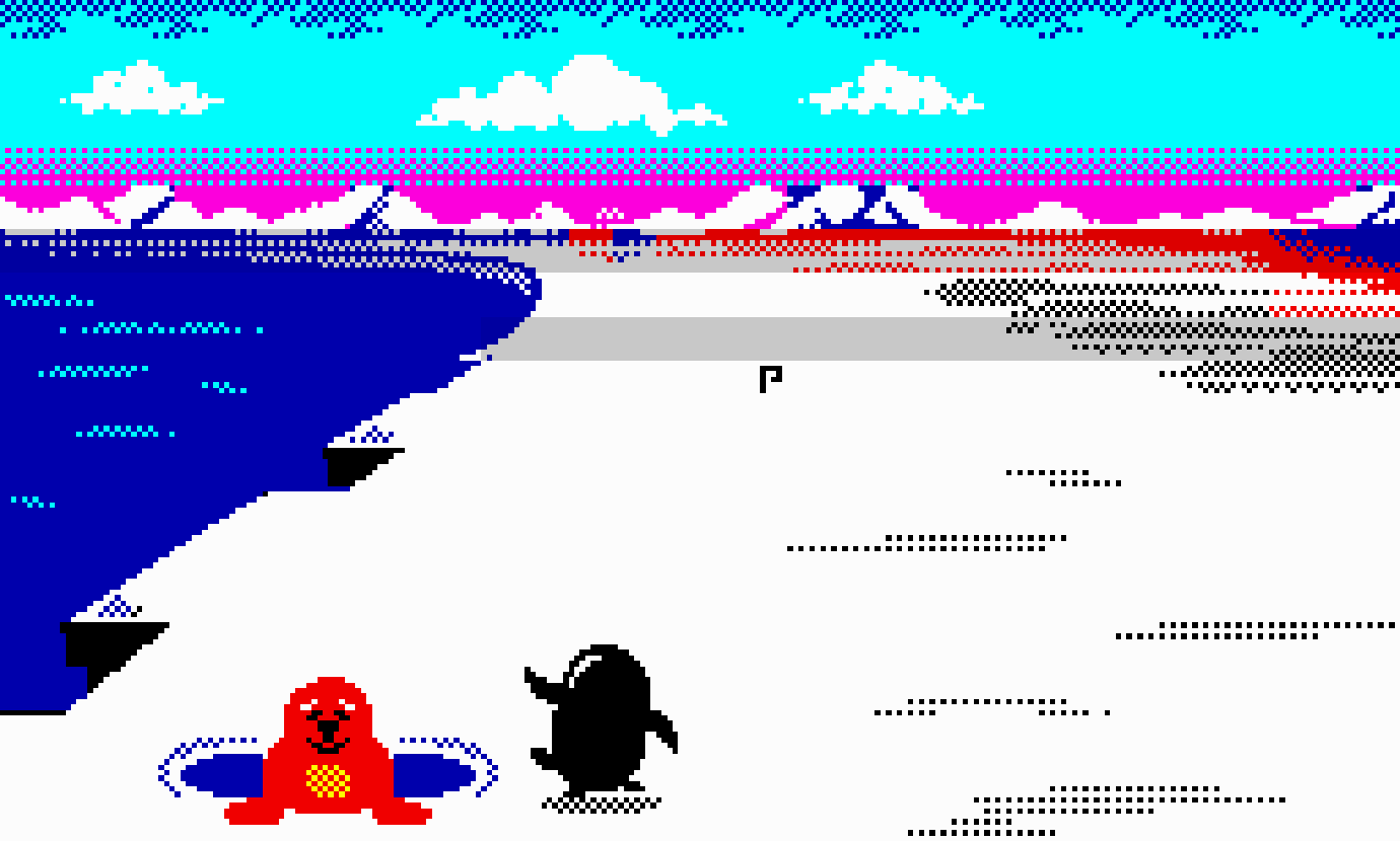 Пингвиньи гонки — аркада Antarctic Adventure появится на ZX Spectrum