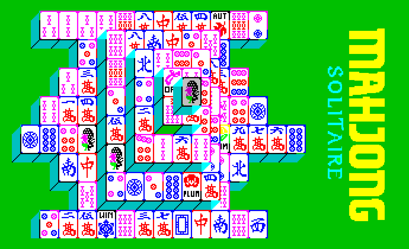 Mahjong Solitaire — отличный пасьянс маджонг для ZX Spectrum