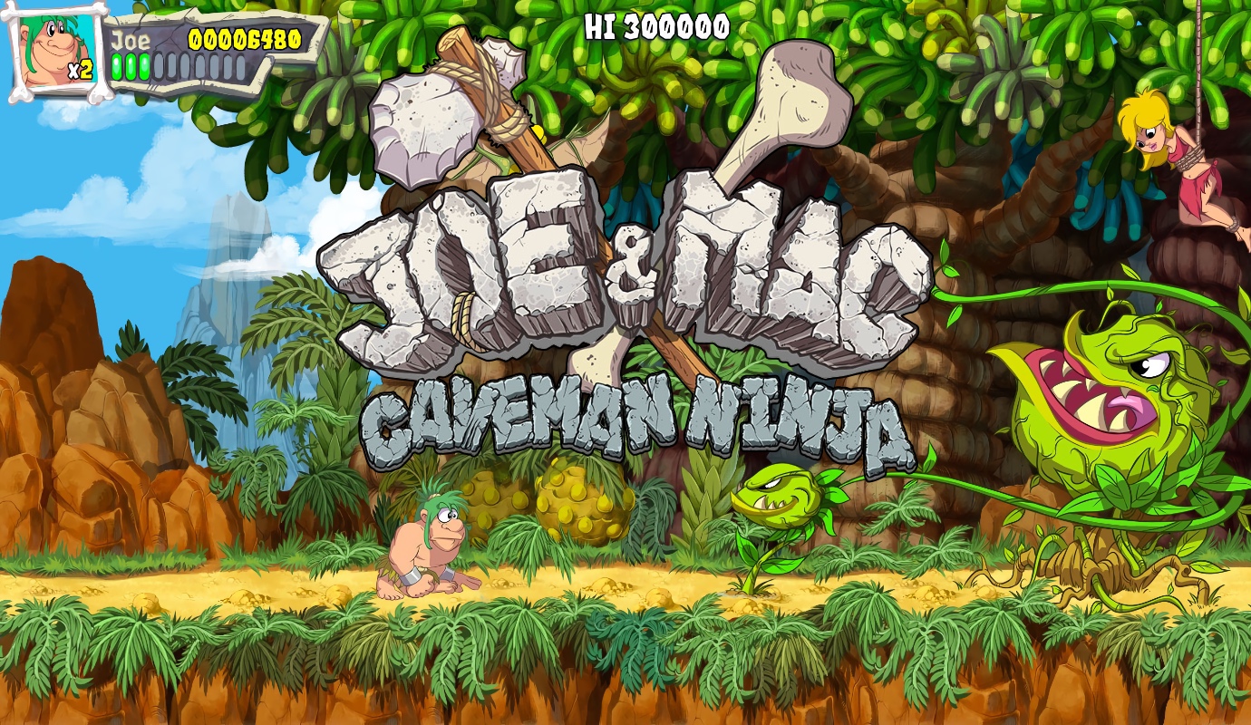 Пещерные люди возвращаются в ремейке Joe & Mac: Caveman Ninja