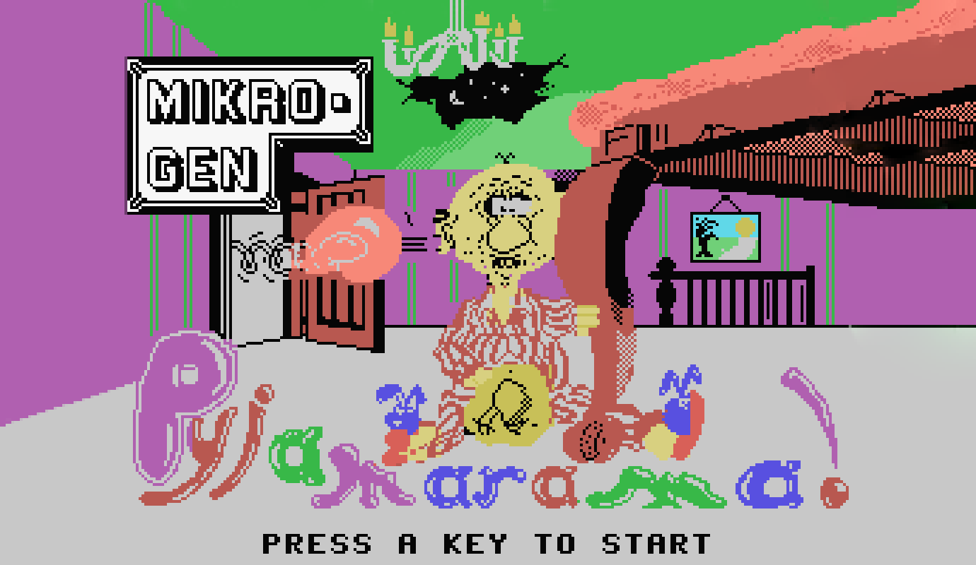 Отличный аркадный квест Pyjamarama вышел на MSX
