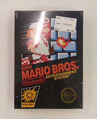 Редкая копия Super Mario Bros. продана за $ 30 тысяч