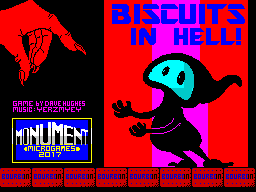 Biscuits in Hell — аркада для ZX Spectrum от автора Endless Forms Most Beautiful
