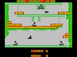 Baby Monkey Alba — игра для ZX Spectrum по мотивам Donkey Kong Jr.